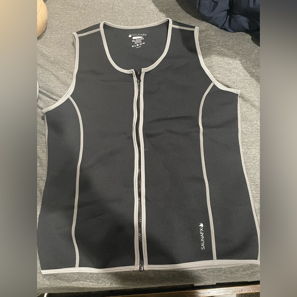 SaunaFX Neoprene Full Zip Slimming Vest